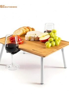 GSI户外便携式野外露营多功能简约野餐桌收纳嵌套酒杯露营杯46301