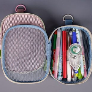 青壹坊天际之旅立体收纳包学生文具笔袋笔盒化装品大容量收纳袋