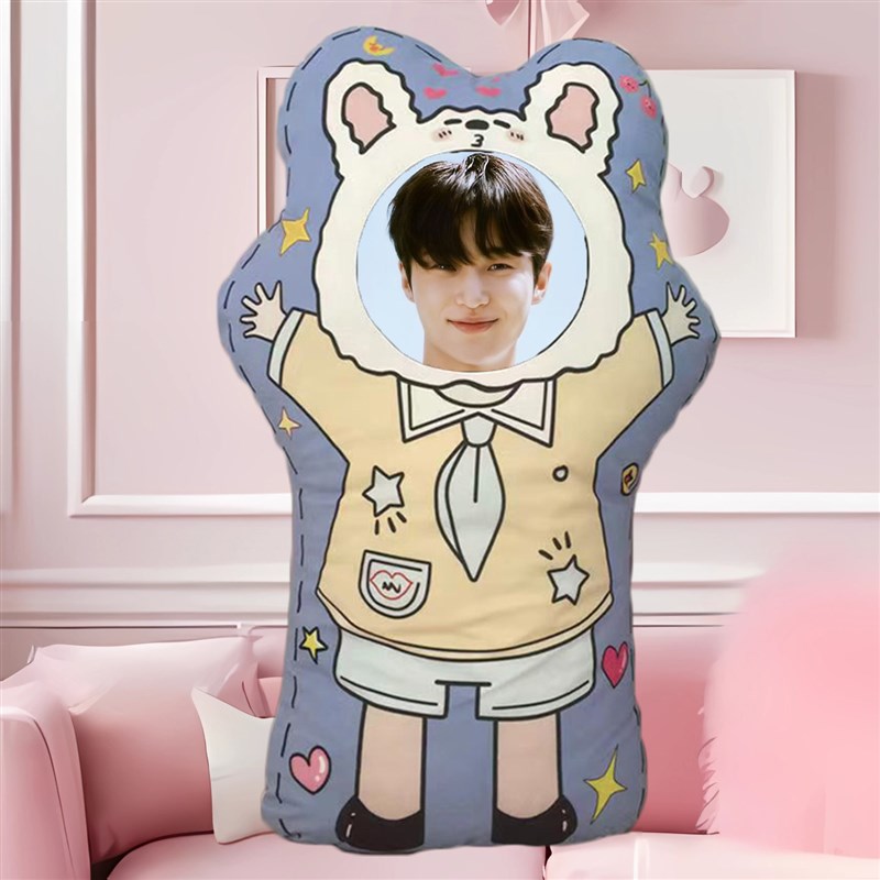 边佑锡异性抱枕双面定制靠垫生y日礼物送女生柔软可爱创意玩偶公