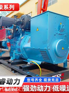 10潍潍柴150K柴柴0油发电机组15千瓦配控制5统纯铜发电机大系功率