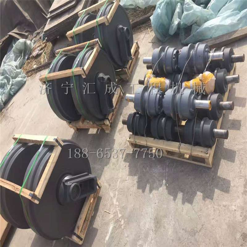 现货PC220-8链条 履带板 支重轮 拖轮驱动齿 挖掘机底盘件