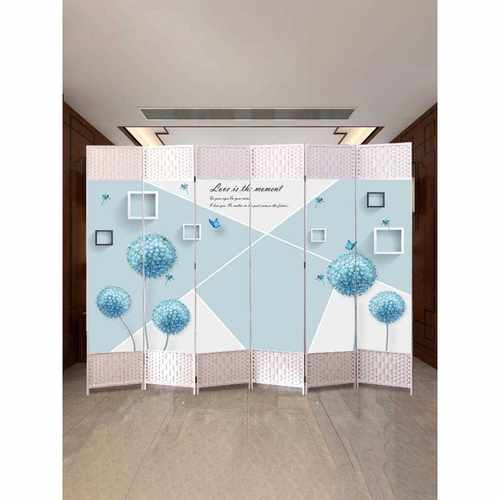 屏风隔断简约现代可折叠移动客厅卧室办公室进门玄关帘遮挡墙家用