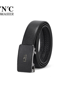 C'N'C·HOMASIER真皮男士腰带商务休闲皮带自动扣裤带