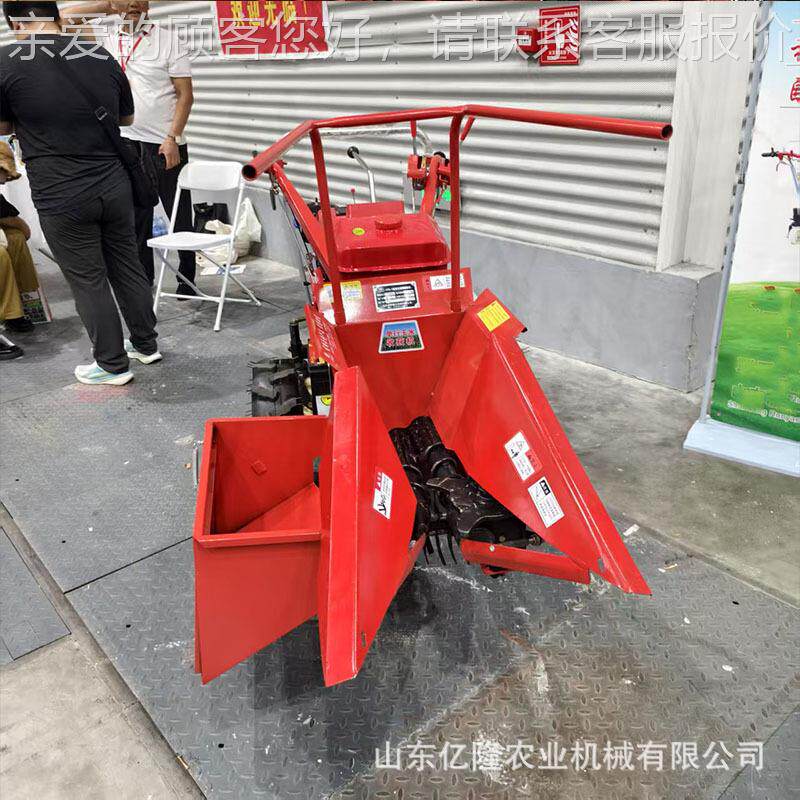 柴油手扶玉米米秸秆棒粉SZC碎机单行苞收获机  收子掰苞米机