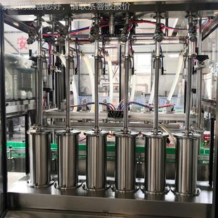 灌灌25装流水线酱油体醋液定量灌装机 多头味极鲜装机