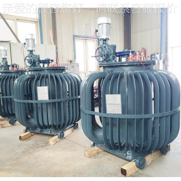 试验调0压0压变压器10TSJA-100KVA 油浸式感应调压器0-50V 650V可