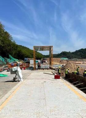 SCS高承重地磅汽车衡装能地地磅精准称重工地广东安引坡式磅工智