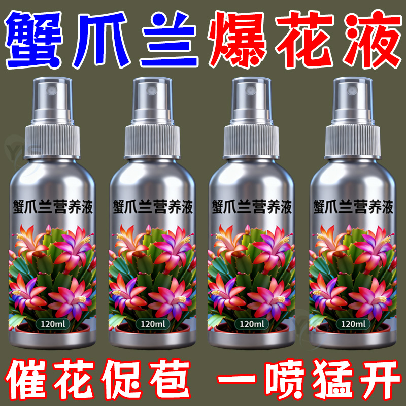 蟹爪兰专用肥料养花肥料蟹爪兰四季开花营养液免稀释养花通用肥料