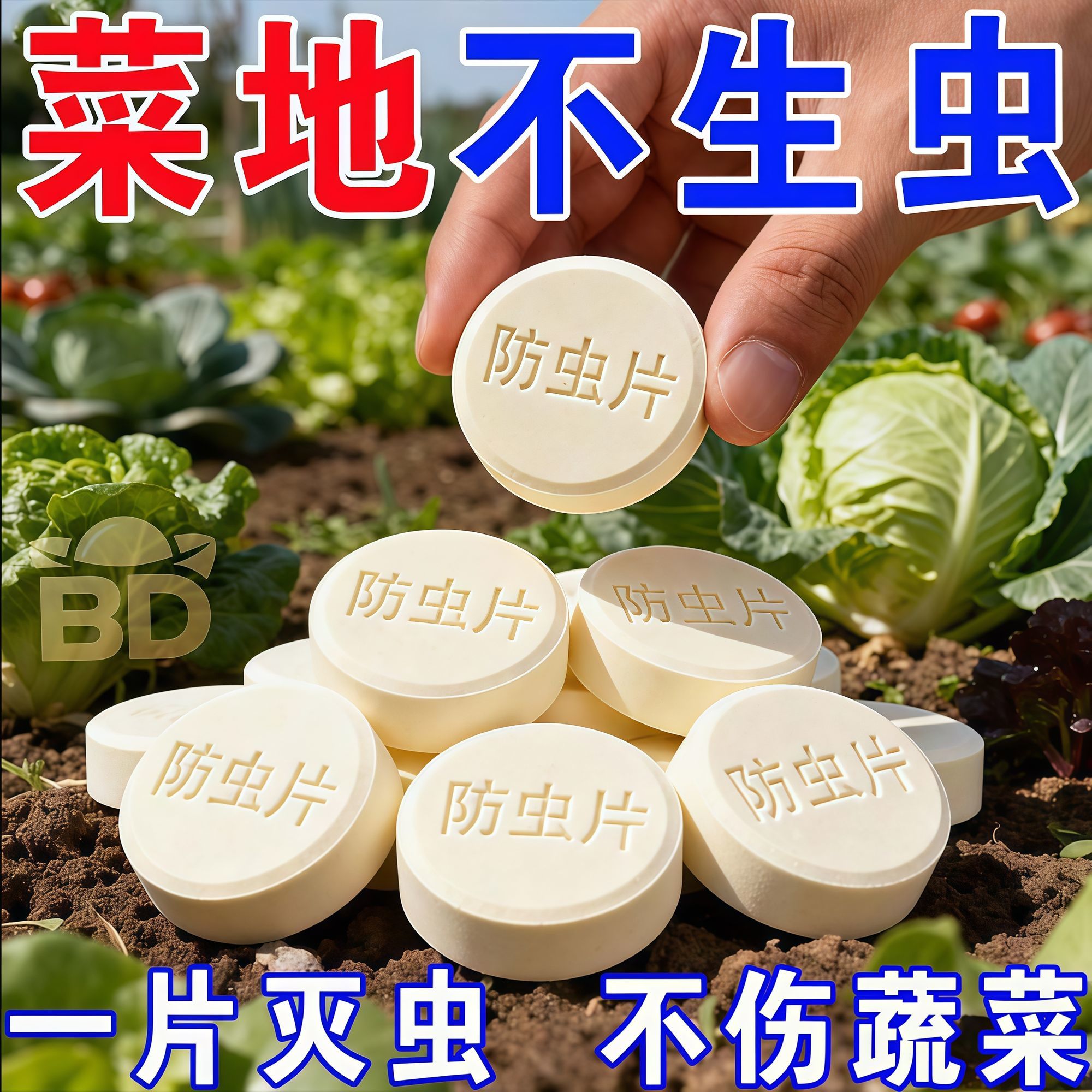 德国园艺防虫片防小黑虫飞蚜虫白粉虱小菜蛾飞虫家用花卉盆载绿植