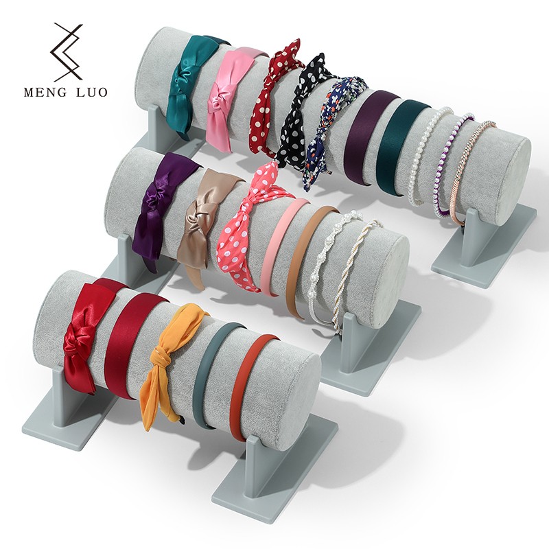 绒布发箍收纳架i头箍展示架头绳发圈首饰架摆摊展示架饰品陈列架