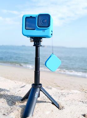 GoPro13/12/11/10/9硅胶套保护套罩保护壳白黑蓝色运动相机配件