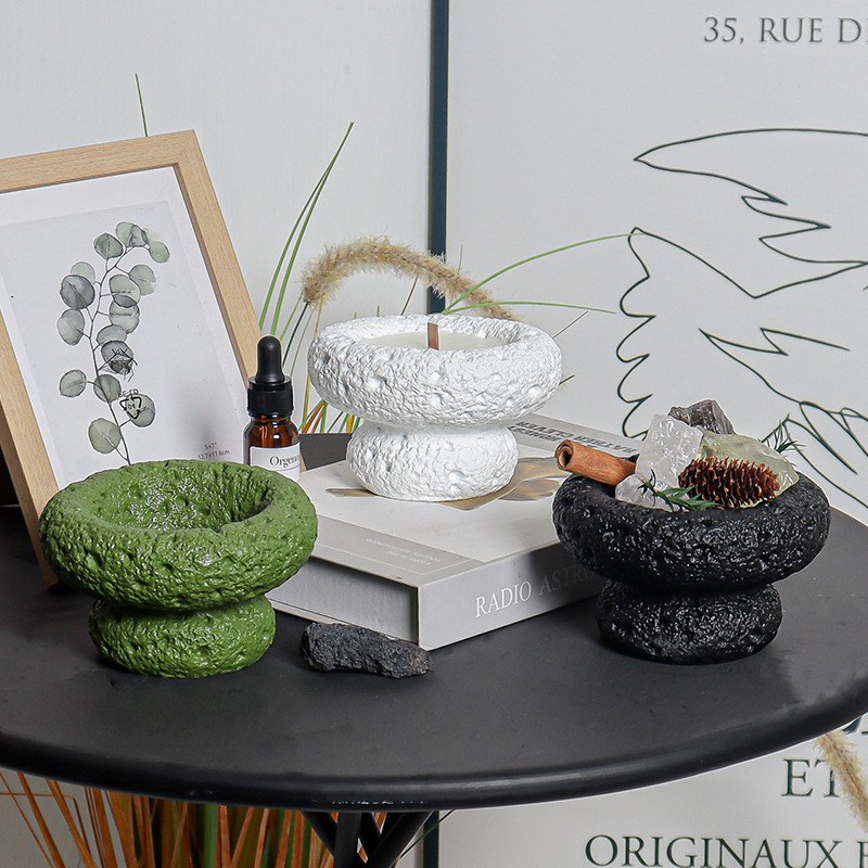 扩香石容器香氛新新品oins风孔月球纹水迷你自制扩香石diy容器