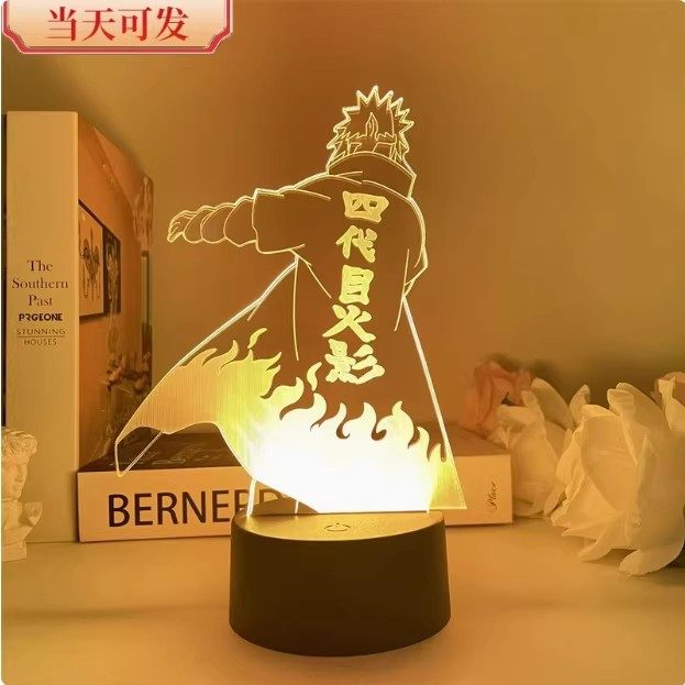 桌面摆件手办火影忍者周边带土鼬斑鸣人波风水门宇智波送礼小夜灯