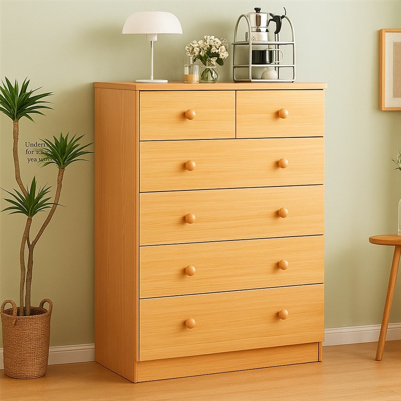 加厚收纳柜抽屉式家用客厅v餐边柜置物柜卧室五斗柜床尾柜实木芯