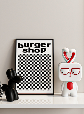 北欧高级感酒柜装饰摆件家居饰品奶油风儿童房间客厅玄关小众摆设