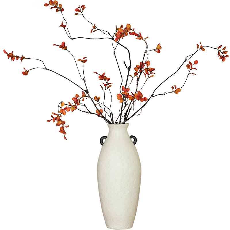 【新品5折】简约陶瓷花瓶客厅家居装饰陶罐插花干燥花花器侘寂摆