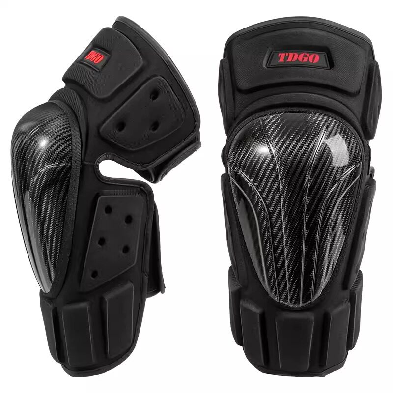 机车护膝男冬季碳纤维防摔骑士护肘女四季通用机车护具四件套