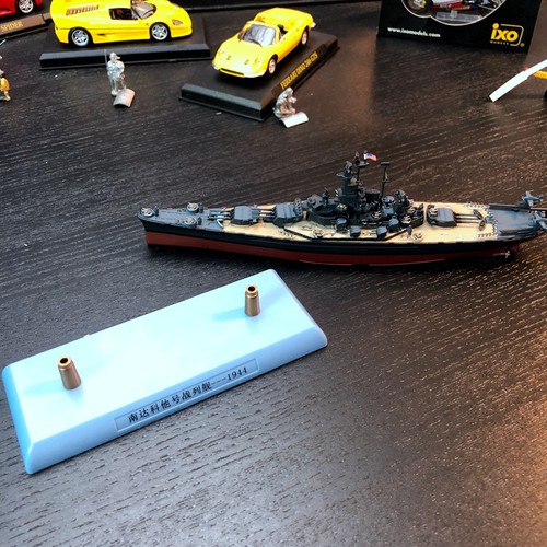 战舰世界南达科他号战列舰军舰二战合金摆件静态成品舰船模型玩具