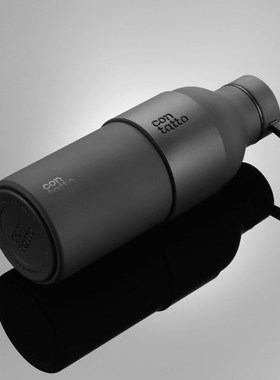 意大利contatto不锈钢保温杯男士高颜值杯子男生便携随行水杯