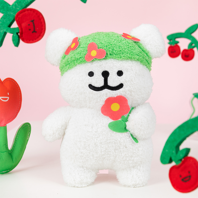 线条小狗Maltese原创毛绒公仔睡衣款情侣P可爱玩偶男女生日礼物