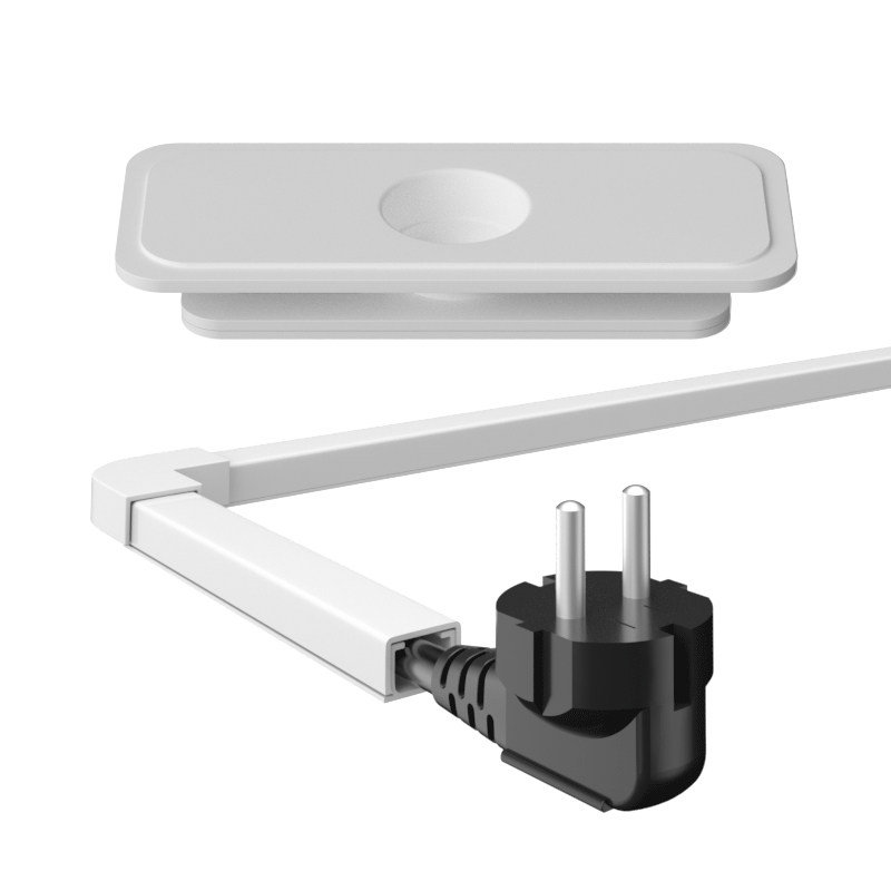 墙上插排固定器插座墙面排插贴插线板免打孔排线壁挂拖线板路由器