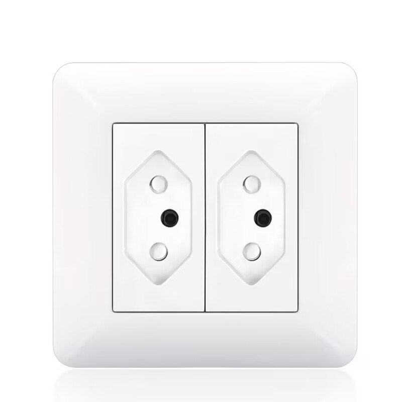 86型巴西10A/20A瑞士意大利16A二位三孔隐藏式开关电源墙插座面板