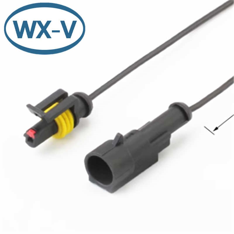 防水282079/1amp1公母对s接282103插头汽车 dj7282103线束 --接头