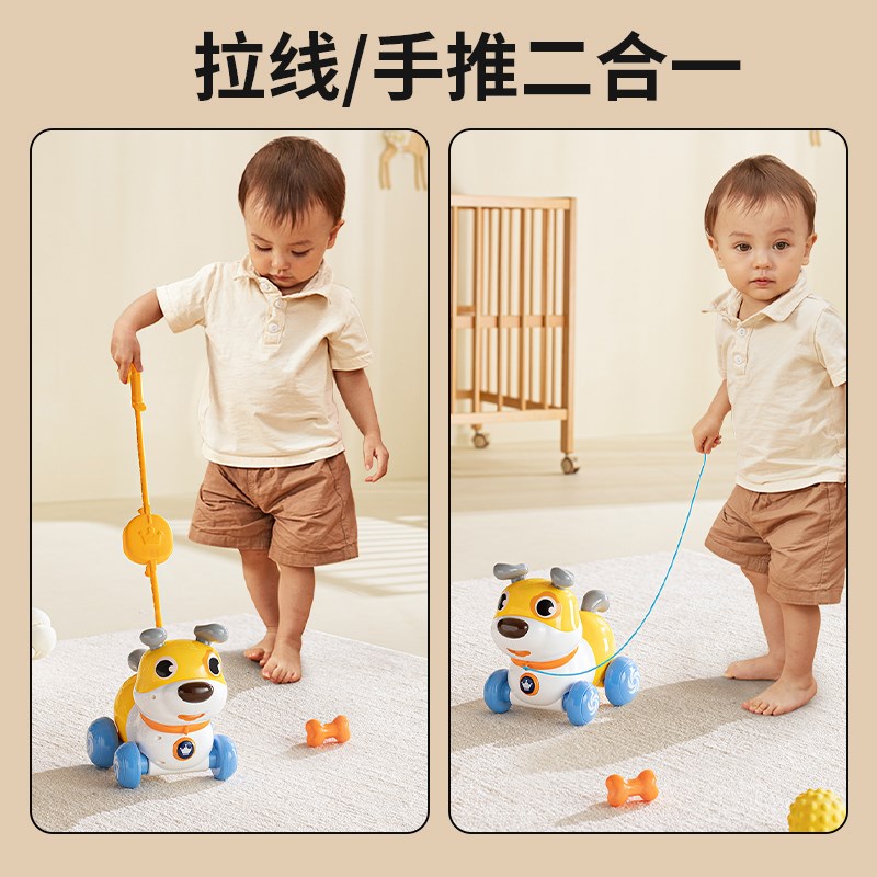 儿童学步推车一周岁婴儿推推乐宝宝推着走的玩具走路助步手推神器