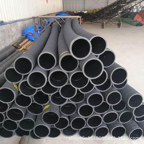 橡胶管大口径g法兰橡胶管吸排水吸砂钢丝缠绕胶管钢丝骨架吸排胶
