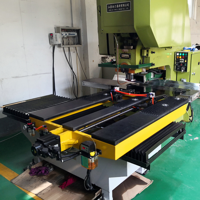 和邦冲压自动送料机 平板自动冲压流水线输送机 冲孔筛网送料机