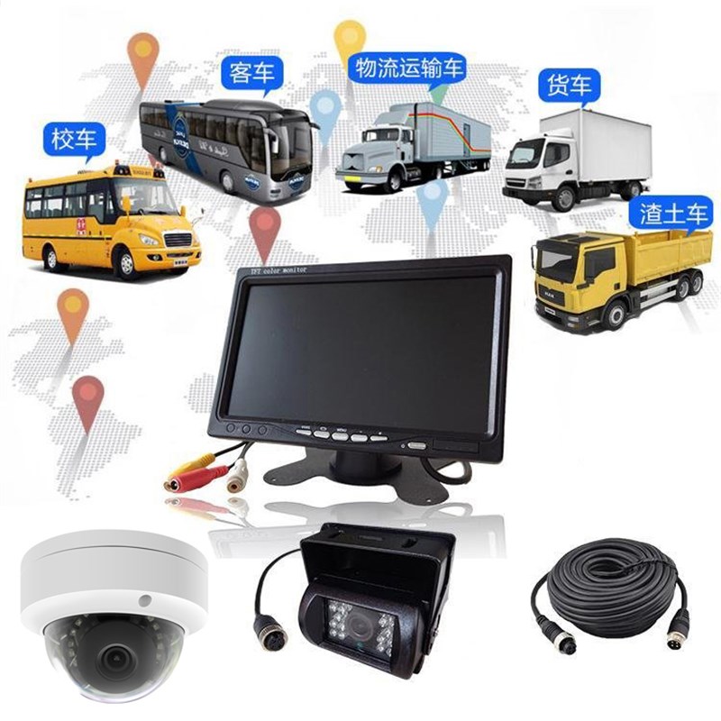 机车地铁高铁货船视频监控720P/200万同轴高清车载摄像头