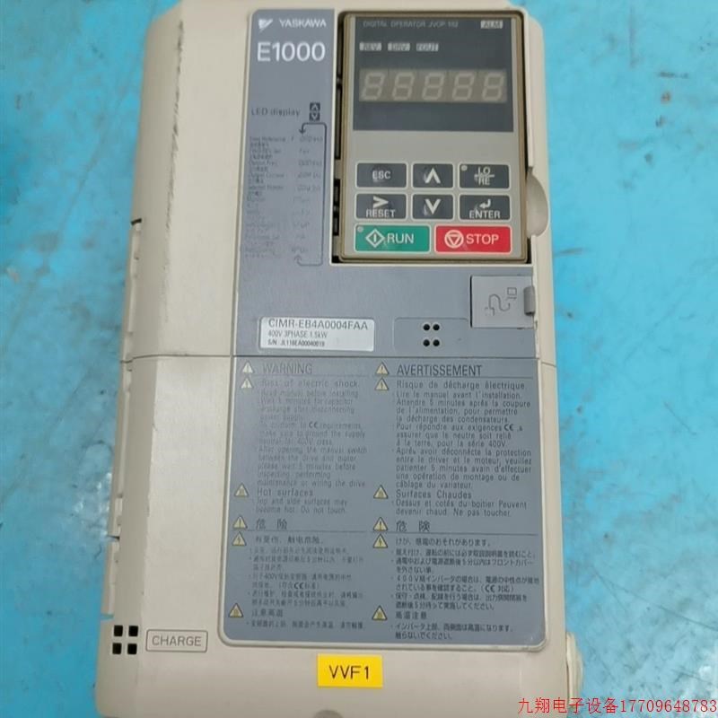 拍前询价:CIM-E4A0004FAA安川变频器1.5议价议价