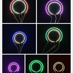 安装 超亮单管无罩双天使阴极管天使眼 海5Q5双光透镜改装