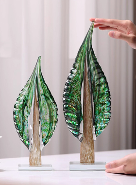 轻奢桌面玻璃摆件电视柜t酒柜玄关家居饰品客厅现代装饰高档工艺