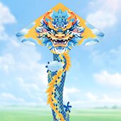 踏云国潮龙年新款 风筝儿童大人专用潍坊2024年网红微风易飞线轮盘