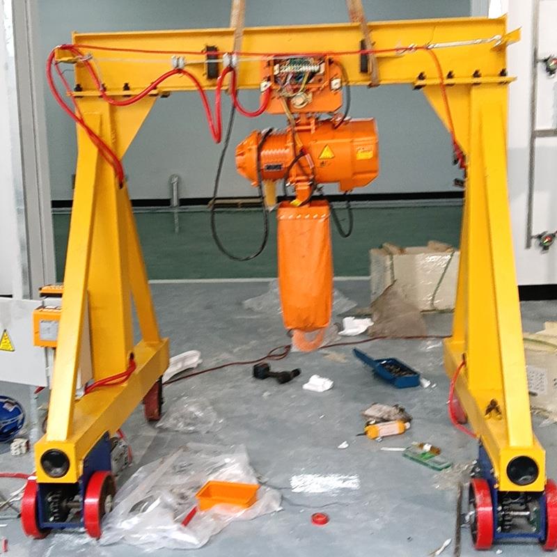 小型吊车简易轻型龙门架1吨2吨吨电动遥控龙门架龙门架移动航