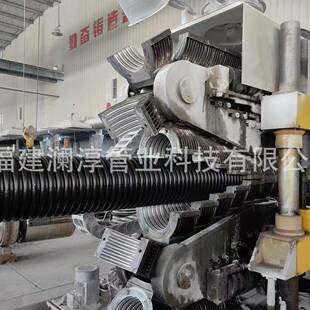 双壁波纹管HDPE大口径排污波纹管dn300雨污分流管sn8排水波纹管