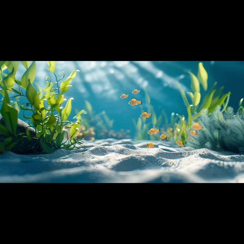 鱼缸背景贴纸定制海洋世界海底高清画水族箱壁纸防水免胶自粘外贴,宠物/宠物食品及用品,底柜/落地缸,淘宝优惠券,粉丝福利购,淘宝优惠卷