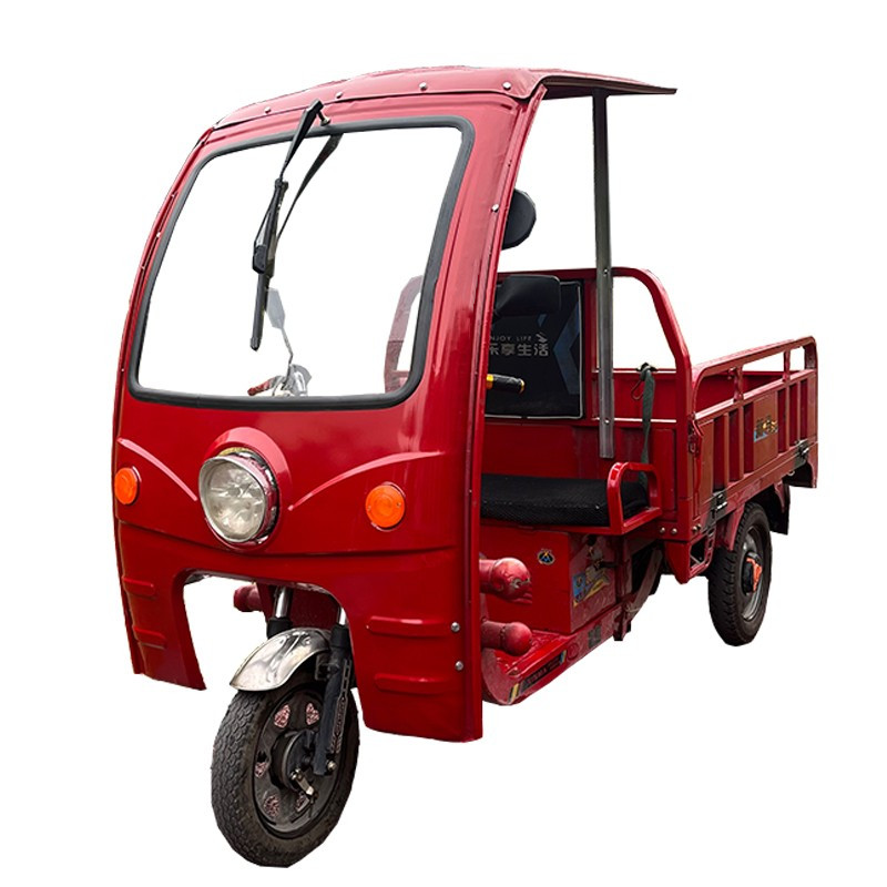 加厚电动三轮车挡雨棚车篷车头驾驶室防风铁皮快递三轮车车棚雨篷