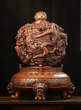 九转乾坤鼎摆件中式招财客厅老板办公室装饰品公司店铺开业礼物