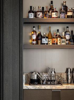 样板房售楼部酒柜酒窖水吧台装饰摆件洋酒瓶红酒瓶道具模型醒酒器