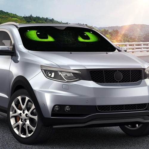 汽车内饰用品汽车遮阳挡通用数码印花款