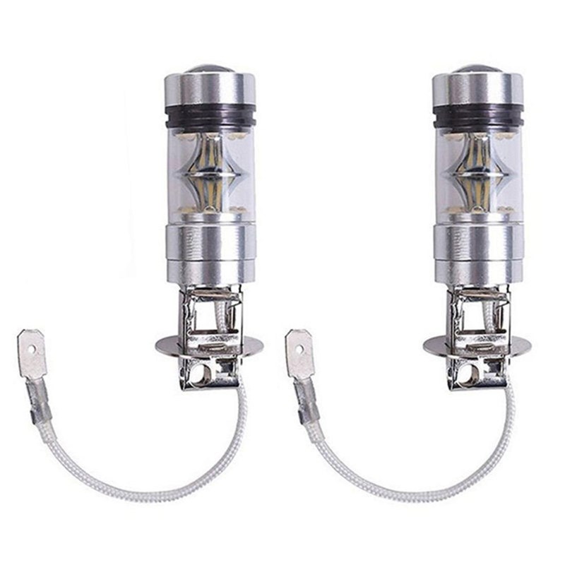 车灯 大功率 汽车LED雾灯 H3 20LED 100W 前Y照灯 近光灯