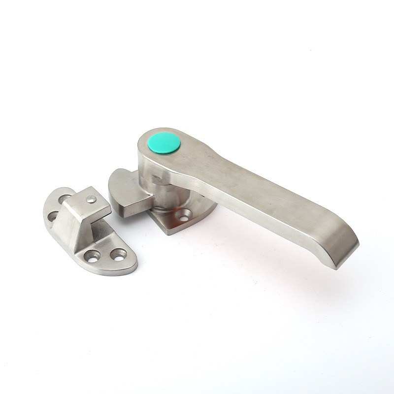 不锈钢紧迫门锁冷库门把手锁恒温箱烤箱门手柄工业设备紧迫执手锁