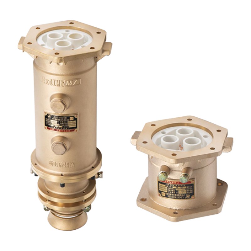 LBG5-500/6矿用隔爆型连接器高低压电缆线连接器插头/插座