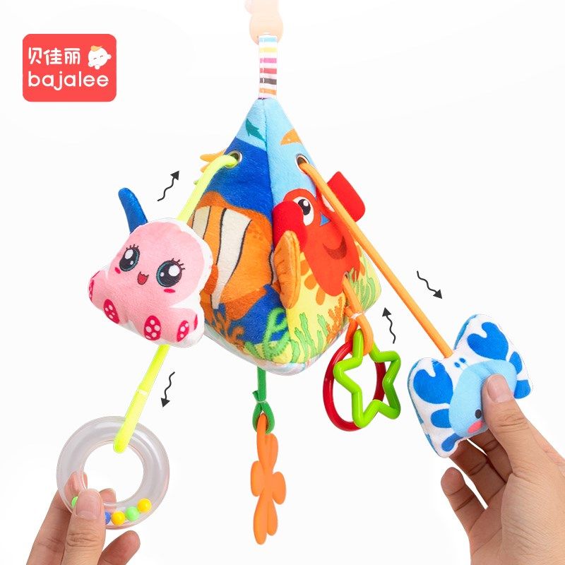 婴儿推车玩具挂件摇铃床铃悬挂式风铃挂饰车载安全坐椅安抚小宝宝