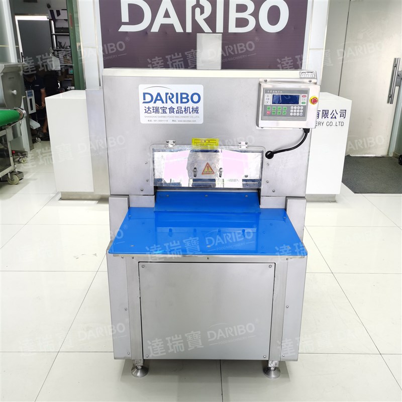 A厚薄可调式冻肉切片机 可切20cm高度大肉块不规则冻肉切片切丝机