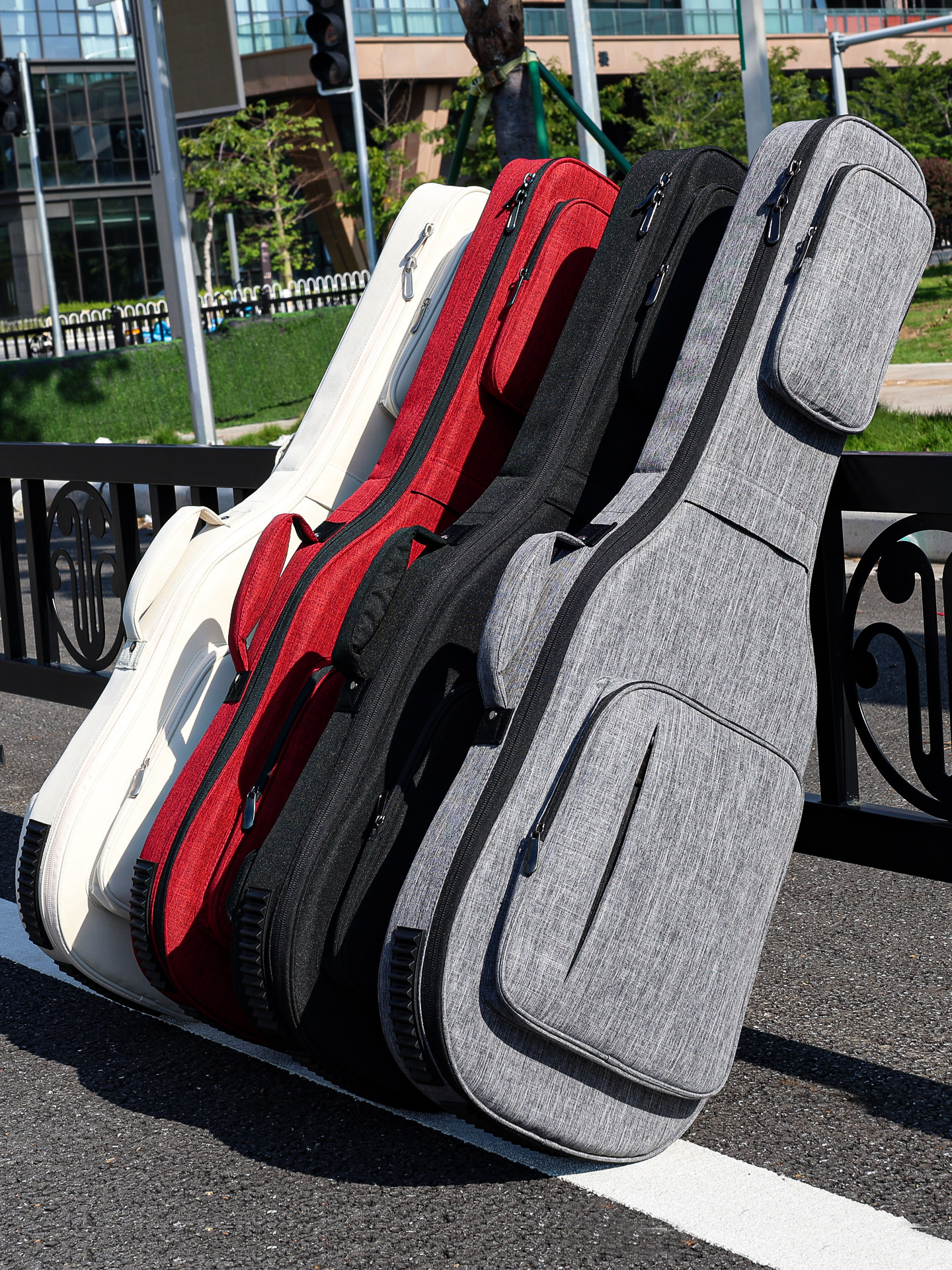 加厚加绒电吉他琴包防水防潮轻便39寸电吉他琴套袋防撞抗压可托运