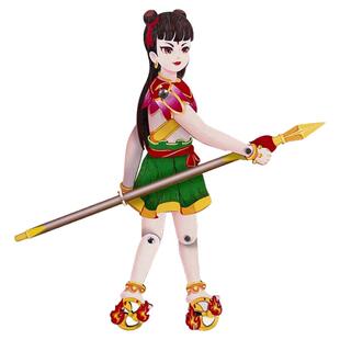 西游记哪吒木质皮影玩具传统工艺品木偶戏孙悟空皮影儿童表演道具