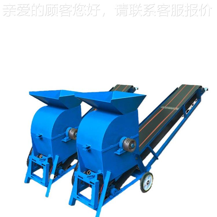 沥园青HS-F350水砖块碎机 打铲车上料粉土机 林果泥园土壤粉碎机